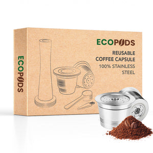 NEW - Ecopods™ reusable pod for Caffitaly, 100% stainless steel