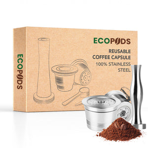 NEW - Ecopods™ reusable pod for Caffitaly, 100% stainless steel