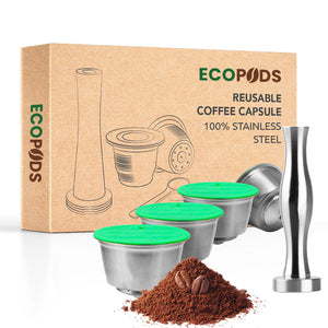 Ecopods™ reusable pod for Dolce Gusto, 100% stainless steel