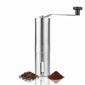 NEW - Manual coffee grinder, 100% stainless steel
