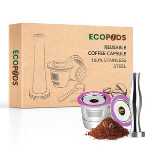 Ecopods™ reusable K-cup for Keurig, 100% stainless steel