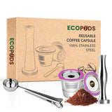 Ecopods™ reusable K-cup for Keurig, 100% stainless steel