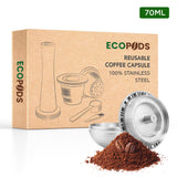 Ecopods™ reusable pod for Vertuo, 100% stainless steel