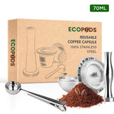 Ecopods™ reusable pod for Vertuo, 100% stainless steel